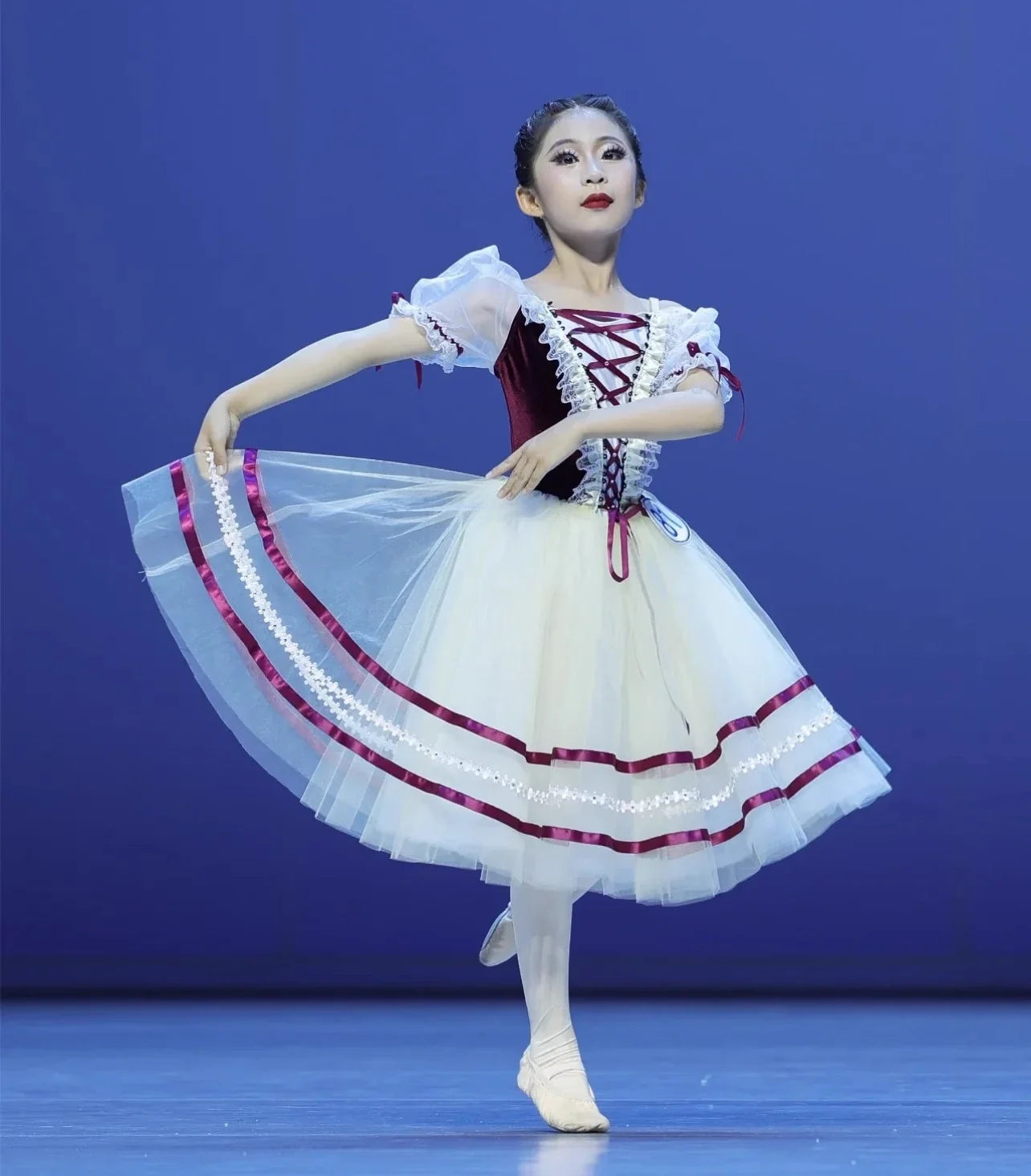 Adults Women Girls Long Ballerina Dress Kids Child Giselle Performance Swan Dance Costume Red Romantic Tutu Ballet Skirt Clothes