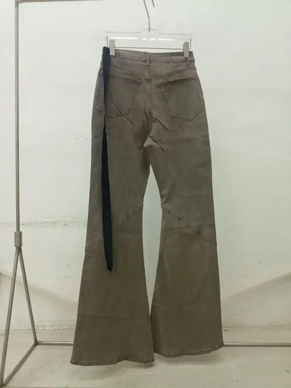Brand New Rick Sand Zipper Pocket Fit elasticity slim fit PANT Jeans Cotton Denim Pants Comfort Casual Jeans Size S M L XL #A4