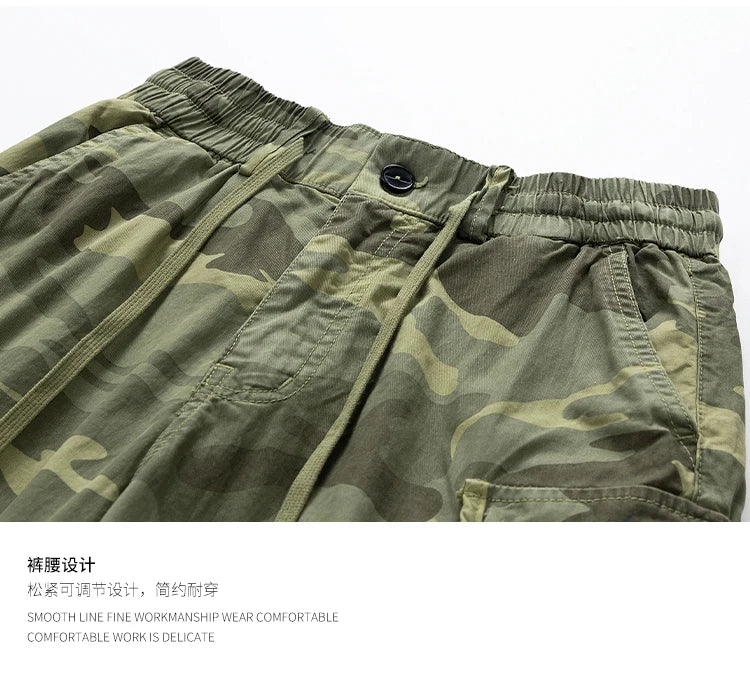 Sports Outdoor Casual Breathable Straight Leg 5 Inch Street Short Pants Men's New Summer Trend Brand Wide Loose Cargo Shorts