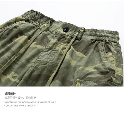 Sports Outdoor Casual Breathable Straight Leg 5 Inch Street Short Pants Men's New Summer Trend Brand Wide Loose Cargo Shorts