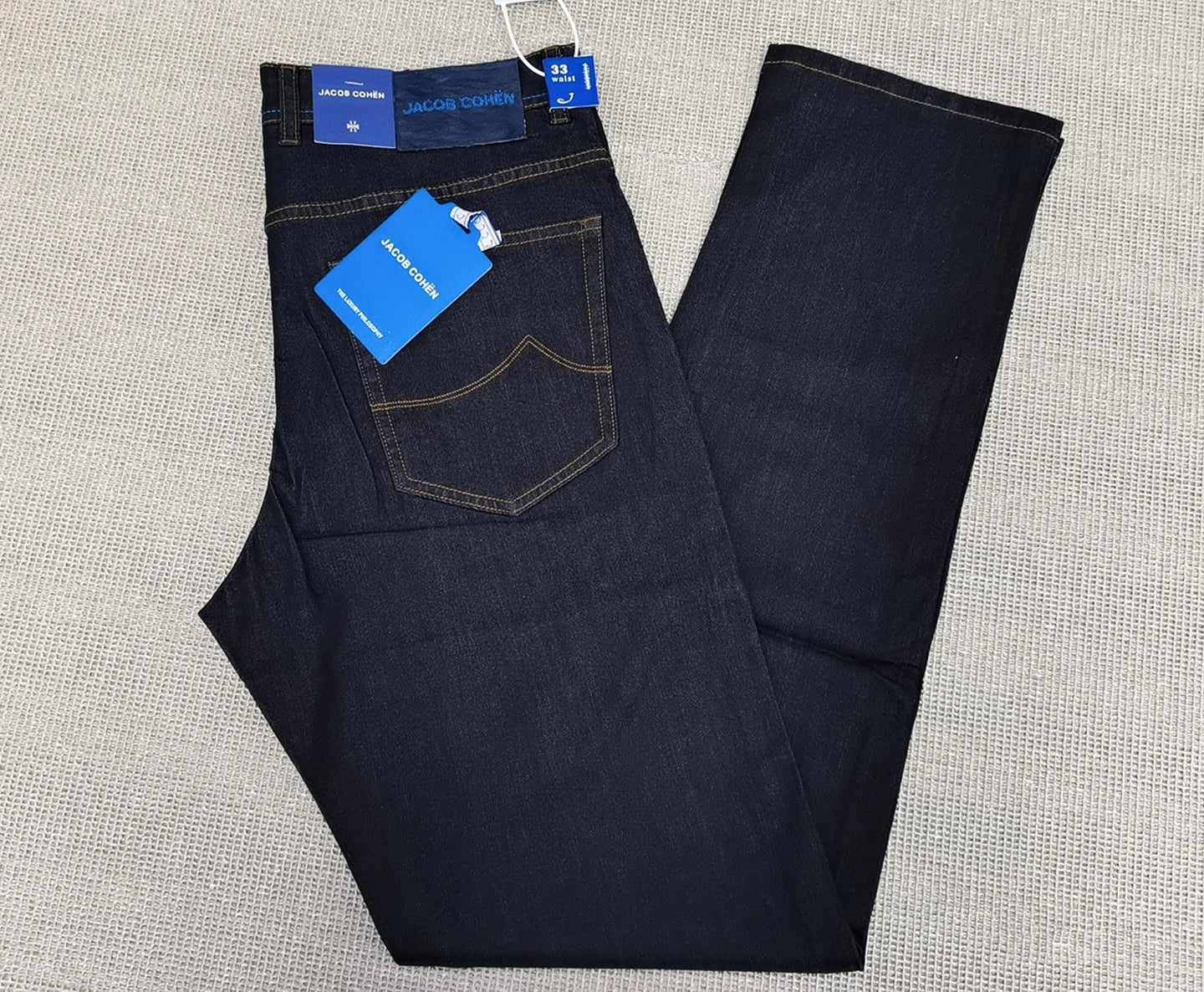 Jeans Thin Cotton Men 2026 Spring Summer new fashion straight breathable outdoors comfort Zipper Big size 30-40 Pants