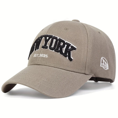 NewYork Letter Embroidery Baseball Caps Spring and Autumn Outdoor Adjustable Casual Hats Sunscreen Hat