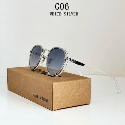 Fashion Oval Sunglasses For Men Luxury Retro Glasses Vintage Sunglasses Women Trendy And Fashionable Gafas De Sol Hombre Okulary