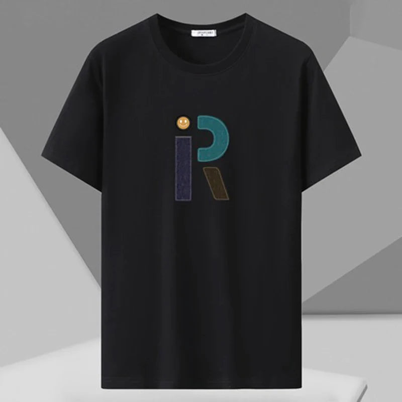 Men's Printed T-shirt Plus Size 110-180kg Loose Short Sleeve Tee Oversized Tops 5XL 6XL 7XL Big Size Men Clothing 티셔츠 Camiseta