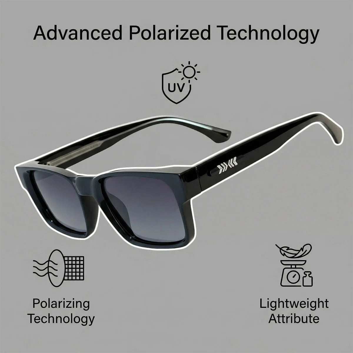 Square Polarized Sunglasses Women 2026 UV400 Protection Designer Sunglass Men Lenses Vintage Retro Fashion Glasses Gafas De Sol
