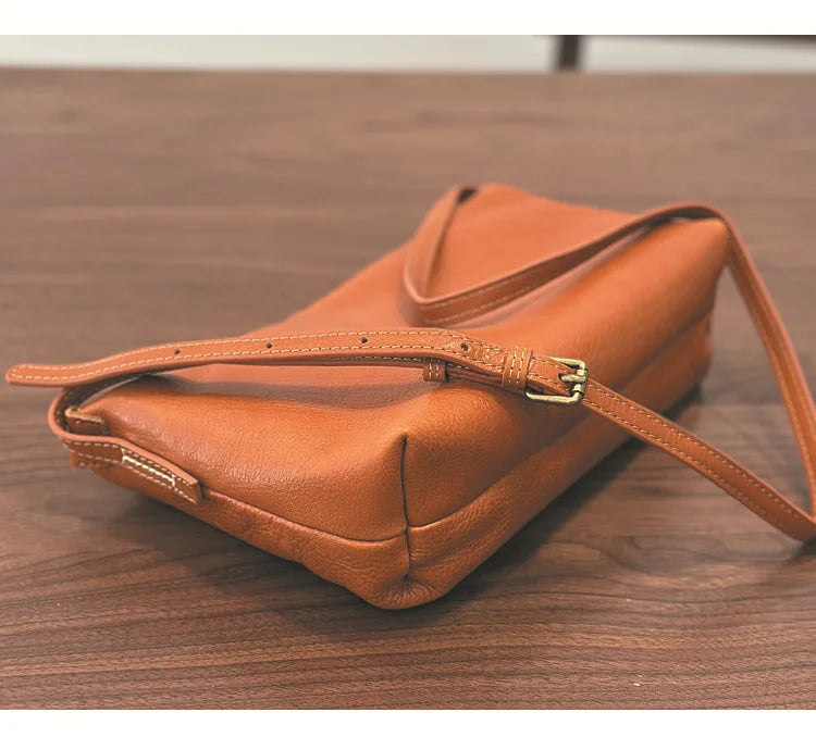 2026 New Genuine Leather Versatile Women's Small Bag Soft Cowhide Lightweight Shoulder Crossbody Bags