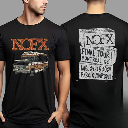 Men Women Fans Essentials Short Sleeve Tops Fashion Brand Summer Casual Daily Tee NOFX Rock Band Graphic Cotton T-shirt Unisex