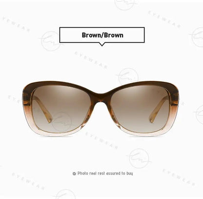 2024 Women's Sunglasses Gradient Polarized Lens Luxury Design Ladies Elegant UV400 Fashion Eyewear Lunette De Soleil Femme
