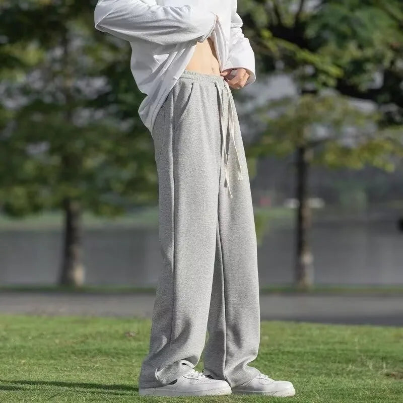 Men's Casual Workwear Pants Large Size 2024 New Style Durable Leisure Set for Construction Work Summer Wear Elastic Cuff
