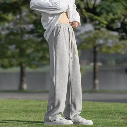 Men's Casual Workwear Pants Large Size 2024 New Style Durable Leisure Set for Construction Work Summer Wear Elastic Cuff