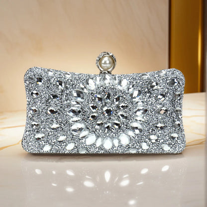 Diamonds Evening Bags Party Wedding Clutch Rhinestones Hot Design Chain Shoulder Handbags