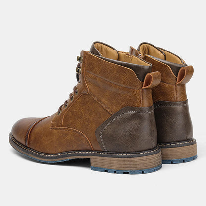 Size 7-13 Ankle Boots For Men Men's Leather boots Brand Boot for men #AL605