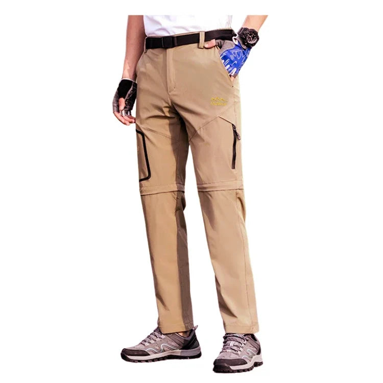 Trekking Pants Hiking Camping Men Summer UV-Proof Outdoor Sports Detachable Shorts Quick Dry Sportswear Wlaking Fishing Trousers