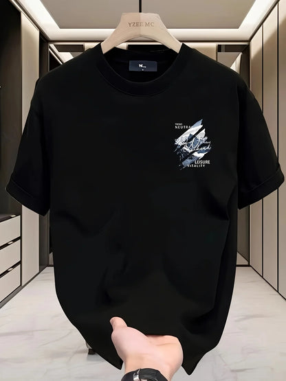 The latest 100% classic printed loose-fitting short-sleeved shirt is a high-quality top suitable for both men and women.