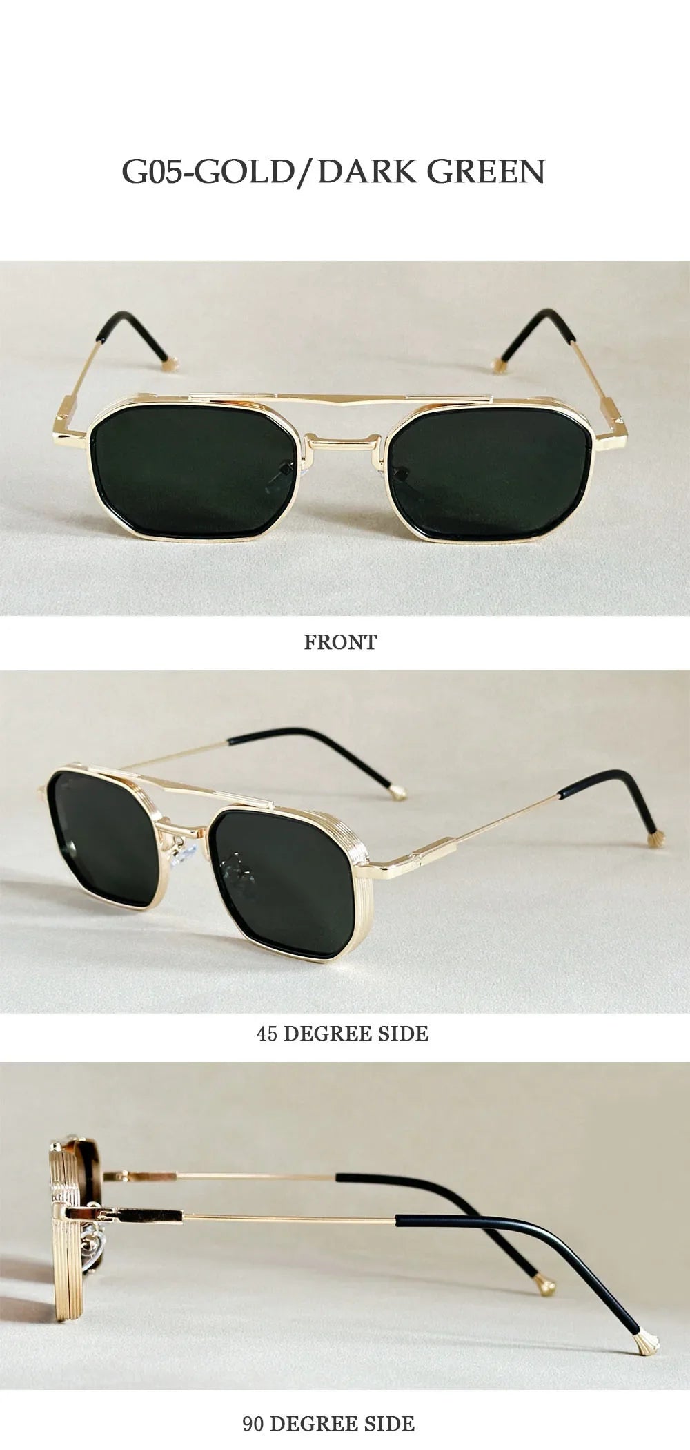 Fashion Square Sunglasses Women Trendy Vintage Glasses Luxury Sunglass Men Dropshipping Lunette Soleil Femme Zonnebrillen Dames