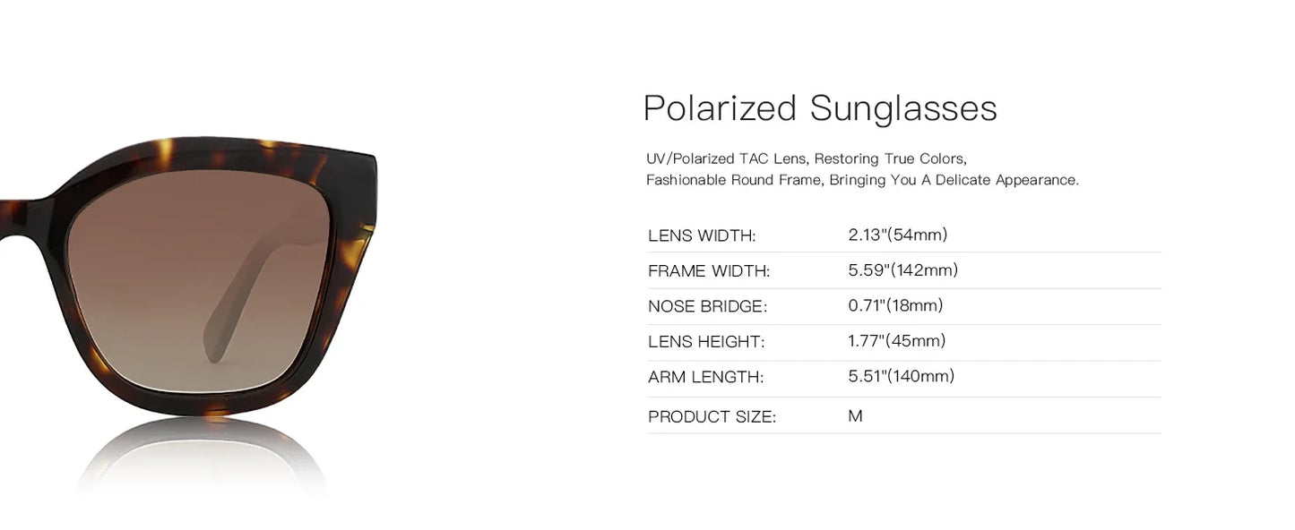2026 Fashion Butterfly Polarized Sunglasses Women Uv400 Protection Shade High-quality Acetate Ladies Sun Glasses ZS6213