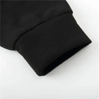 NORWAY printing Autumn winter models Men's Fleece windproof Warm Cotton Oversized Hoodie Outdoor Commuter Men's High Elastic top