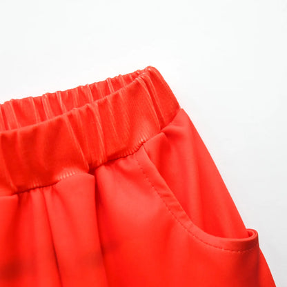Pocket Devs VR Cosplay Costume Red Suit Set Devs-ROB Game Roleplay Outfit for Boys Girls Halloween Party Cosplay Ready To Ship