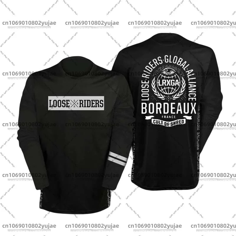 2025 newcomer motorcycle riding jerseys Loose rider shirt DH off-road motorcycle breathable sports T-shirt