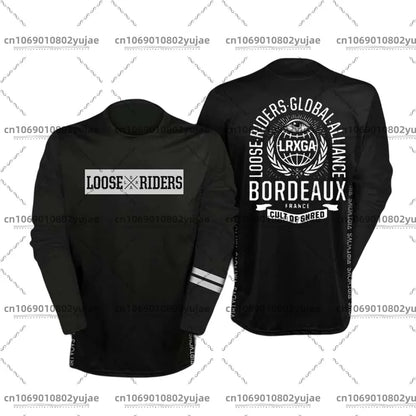 2025 newcomer motorcycle riding jerseys Loose rider shirt DH off-road motorcycle breathable sports T-shirt