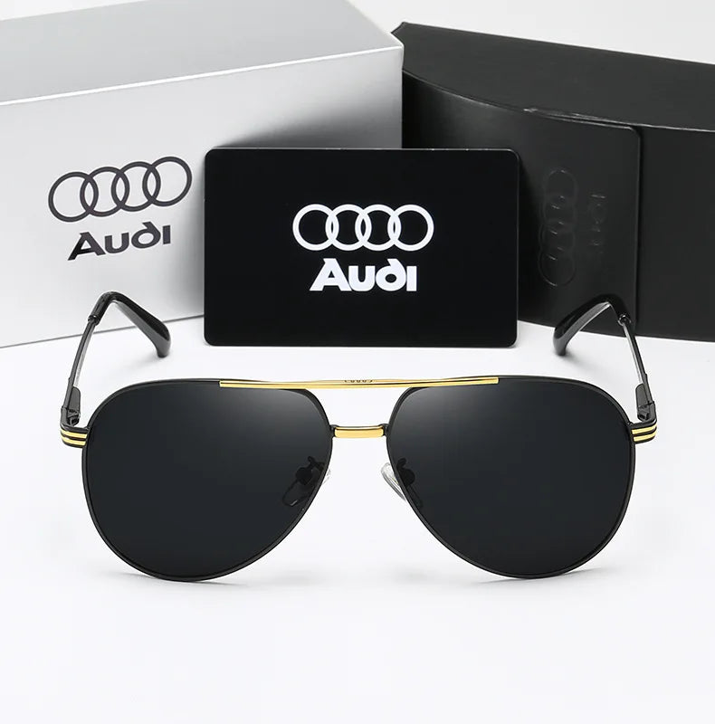 UV400 Polarized AntiGlare Retro Flight Sunglasses Glasses for Motorcycle Classic FrogEye Outdoor Glasses Men Women 558