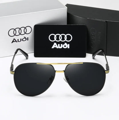 UV400 Polarized AntiGlare Retro Flight Sunglasses Glasses for Motorcycle Classic FrogEye Outdoor Glasses Men Women 558