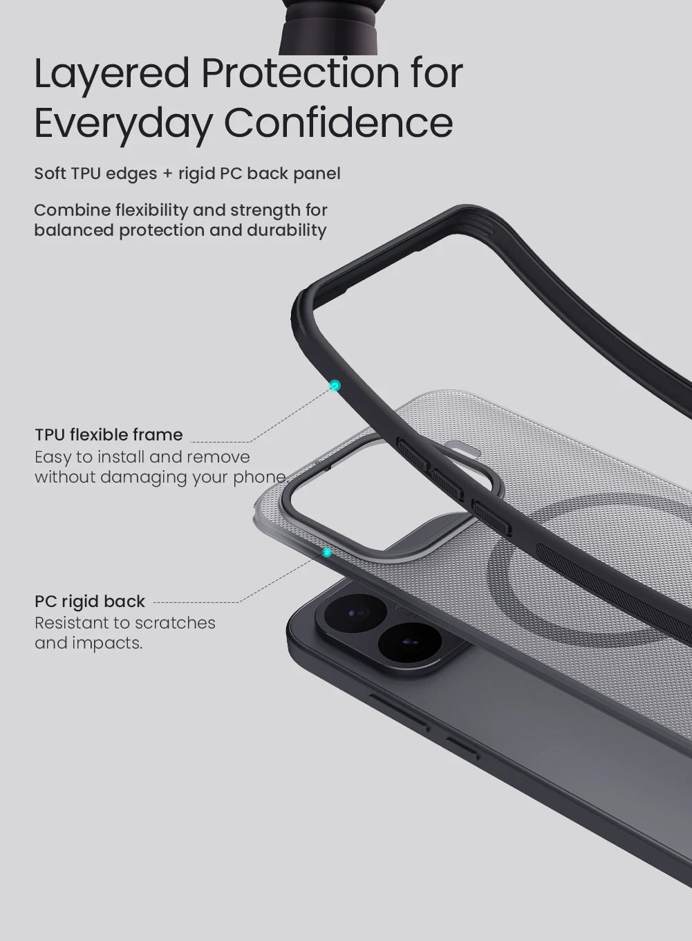 For Xiaomi 17T Pro / 17T 5G Magnetic Case TPU+PC Super Frosted Shield Pro Magsafe Back Cover Protection For Xiaomi 17T