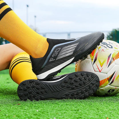 New Men's Soccer Shoes Sport Ultralight Football Boots Turf Comfortable Fg Grass Cleats Futsal Non Slip Outdoor Adult Non-Slip