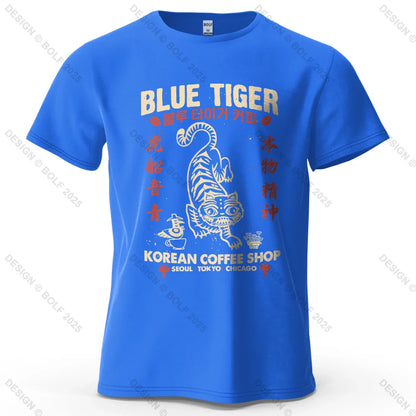 Trendy Printed Men's T-Shirt 100% Cotton Oversized Cultural Graphic Tees for Women Tops Tees Casual Streetwear