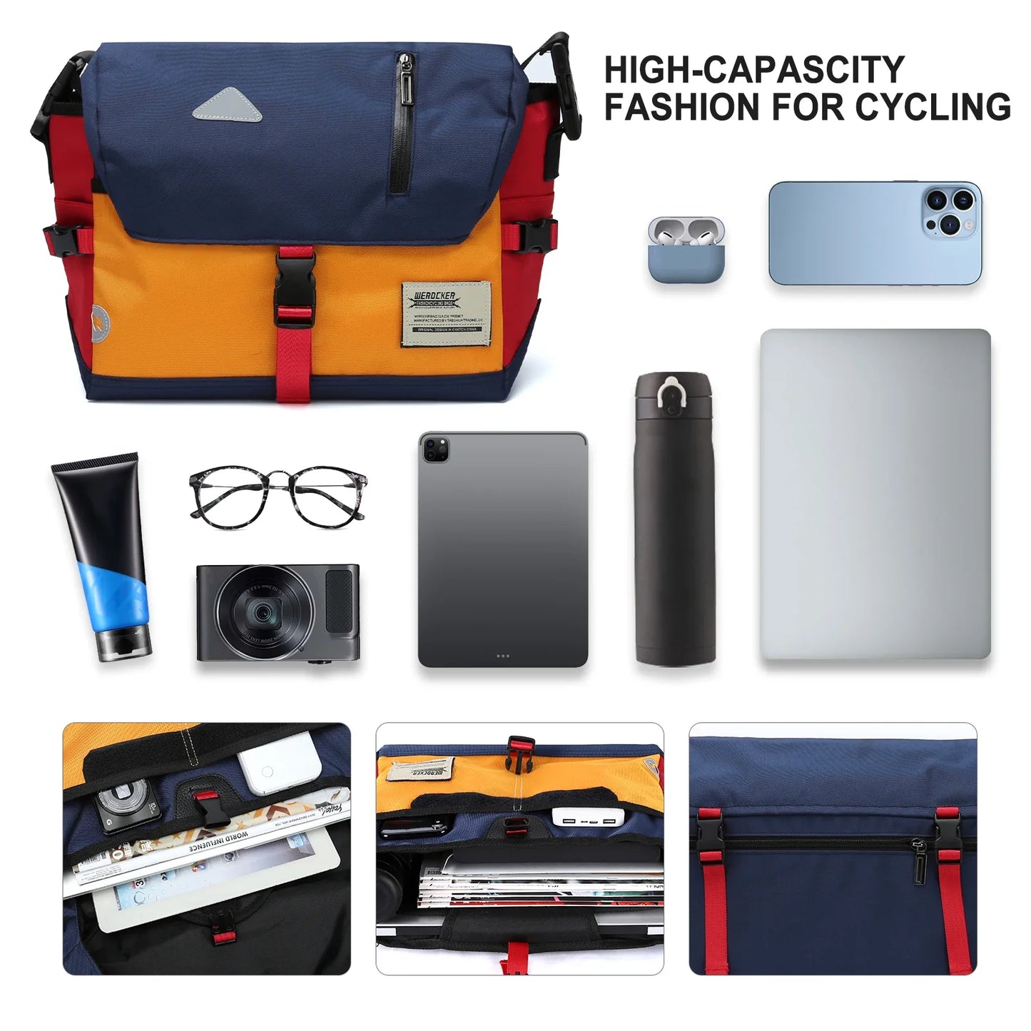 Men's Shoulder Bag Casual Waist Bag Phone Money Chest Bag Messenger Bag Cycling School Fanny Packs Mailman Bags Bolsa Masculina