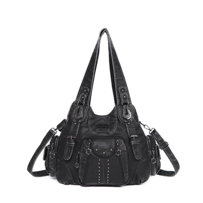 Women Handbags Women Shoulder Bags Fashion PU Leather Handbag Female Satchel Big-capacity Shoulder Purse Bag bolsa feminina