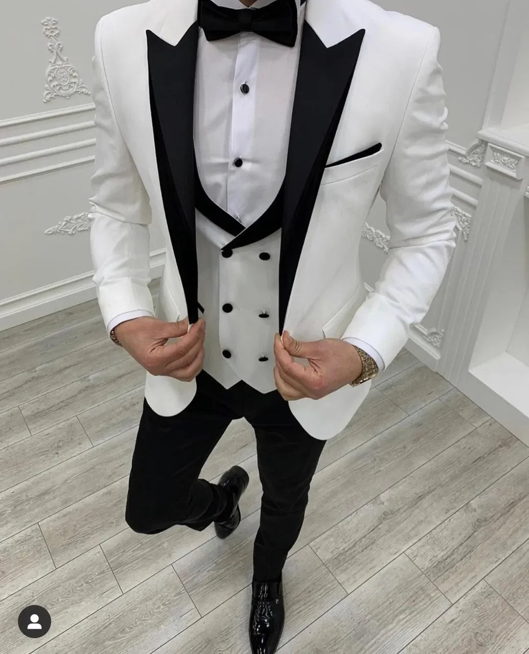 Costume Homme Red Men Suit 3 Pieces Wedding Dress Tuxedos Slim Fit Groom Prom Party Blazer Hombre Terno Masculino Slim Fit
