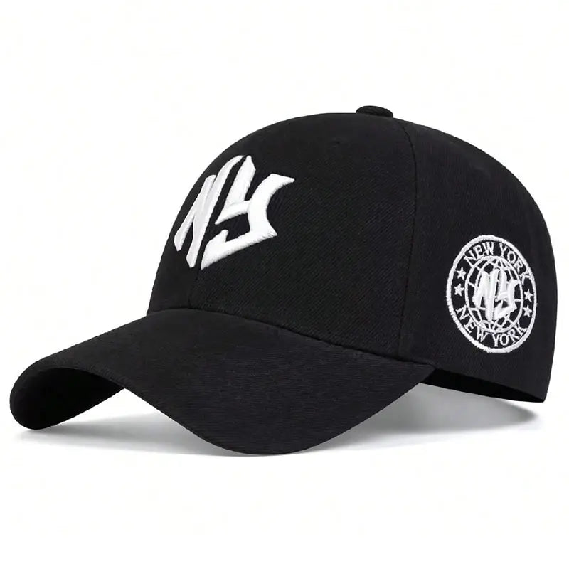 Unisex NG Letter Embroidery Baseball Caps Spring Autumn Outdoor Adjustable Casual Hats Sunscreen Hat
