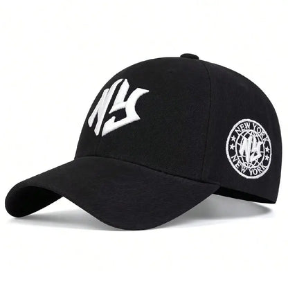 Unisex NG Letter Embroidery Baseball Caps Spring Autumn Outdoor Adjustable Casual Hats Sunscreen Hat