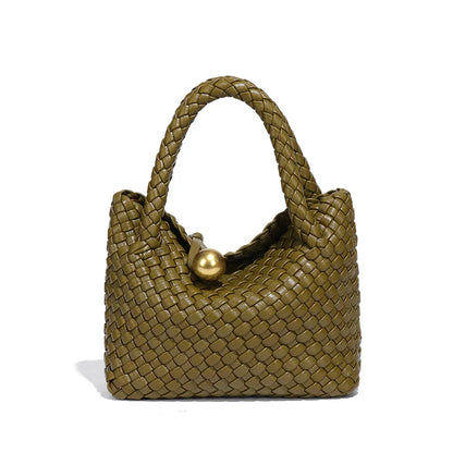 Summer Woven Shoulder Bag for Women Crossbody Tote Bag for Women Small Handbag Vegan Leather Purse Tote Handbag Hobo Bag