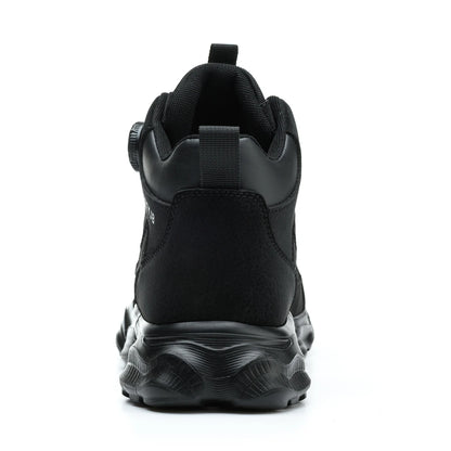 Rotating Button Safety Boots Shoes Man Steel Toe Safety Work Shoes Lightweight Non Slip Work Boots Men Sneaker
