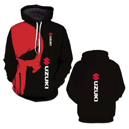 2026 Spring and Autumn Sports Shirts 3D printed men's and women's hoodies Hip-Hop street fashion motorcycle jackets