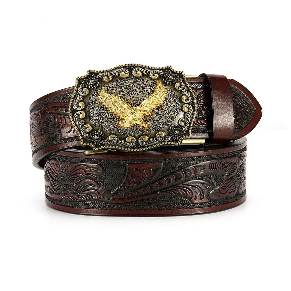 Men's Casual Style Belt PU Leather Belt Main Body Metal Buckle Belt Smooth Buckle Belt High-quality Male Belt 3.8cm