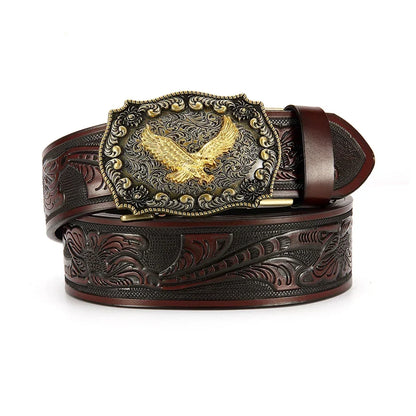 Men's Casual Style Belt PU Leather Belt Main Body Metal Buckle Belt Smooth Buckle Belt High-quality Male Belt 3.8cm