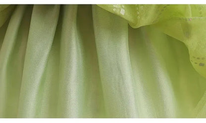 Children Fancy Girls Elf Cosplay Fairy Princess Dress For Kids Carnival Birthday Party Gift Halloween Christmas Dress Up Costume