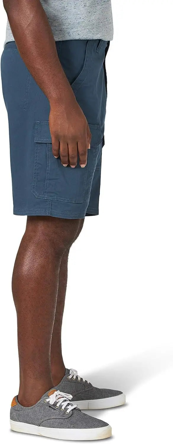 Men Cargo Shorts Men Multi Pocket Tactical Shorts Men Outdoor Casual Hiking Camping Straight Fit Shorts Breathable Mens Shorts