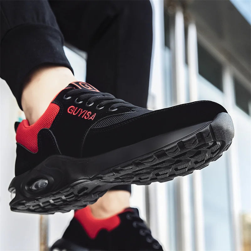 35-50 Air Cushion Working Shoes For Men Anti-Smashing Steel Toe Puncture Proof Construction Safety Shoes Sneakers Male Footwear