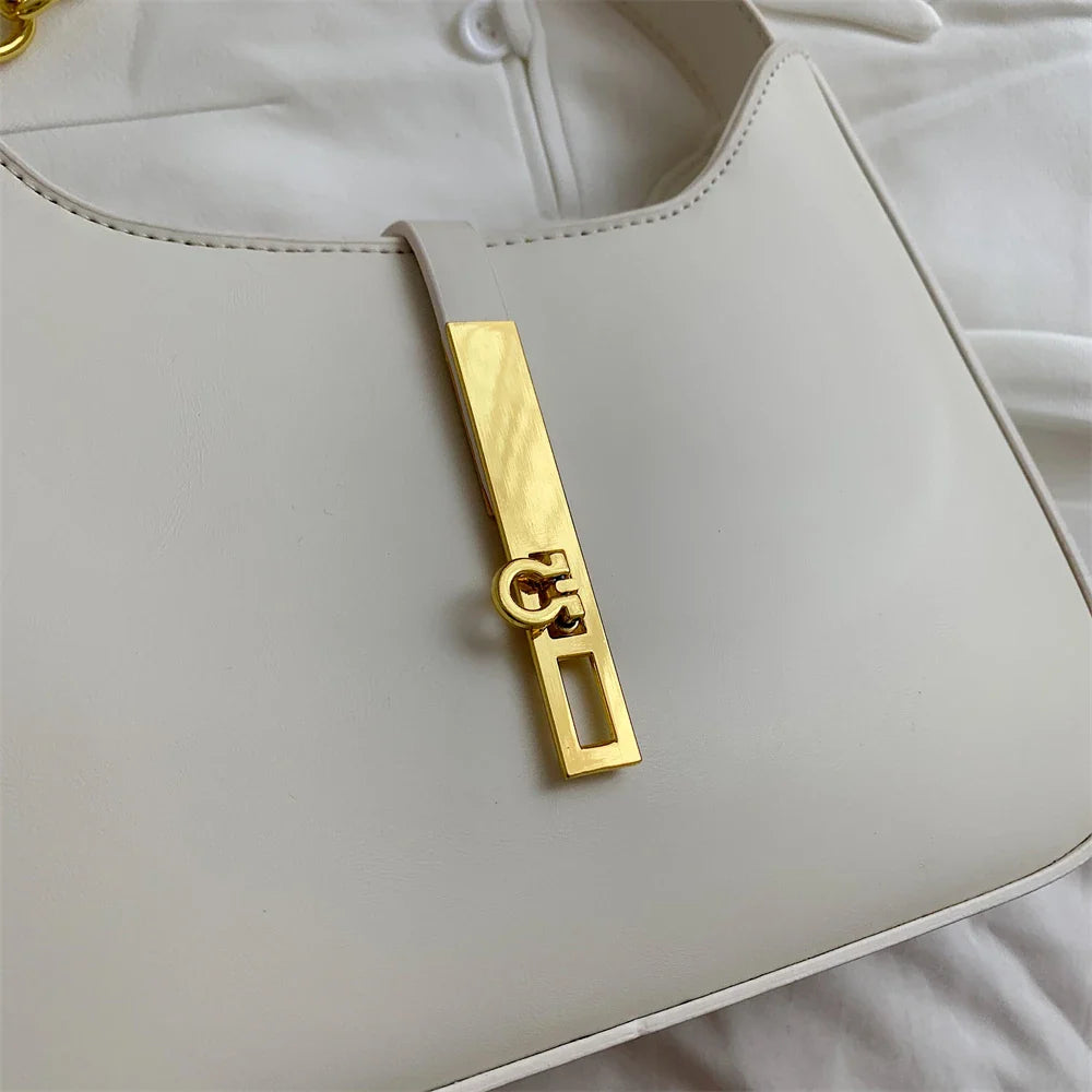 Top Quality Luxury Brand Purses and Handbags Designer Leather Shoulder Crossbody Bags for Women Dual Straps Underarm Sac A Main