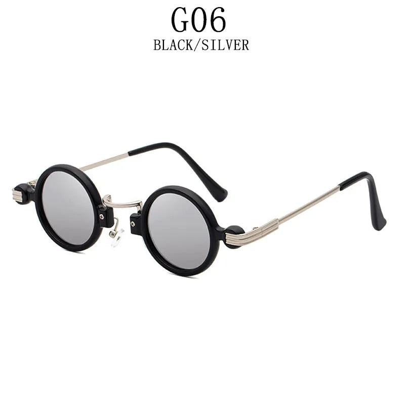 Round Steampunk Sunglasses For Men Retro Fashion Punk Sunglasses Women Trendy Vintage Glasses Dropshipping Gafas De Sol Hombre