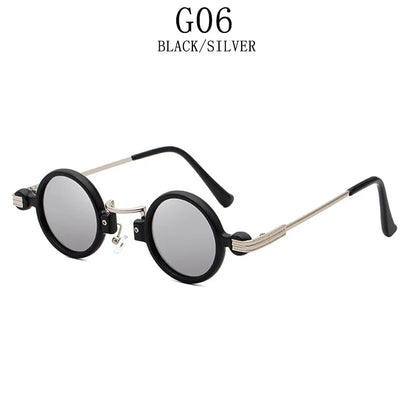 Round Steampunk Sunglasses For Men Retro Fashion Punk Sunglasses Women Trendy Vintage Glasses Dropshipping Gafas De Sol Hombre