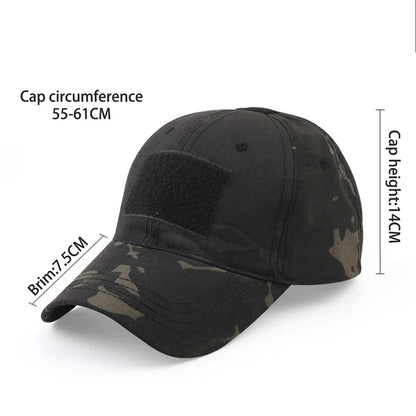 1pc Baseball Caps Camouflage Tactical Outdoor Soldier Combat Paintball Adjustable Hat Summer Snapback Sun Hats for Men Women