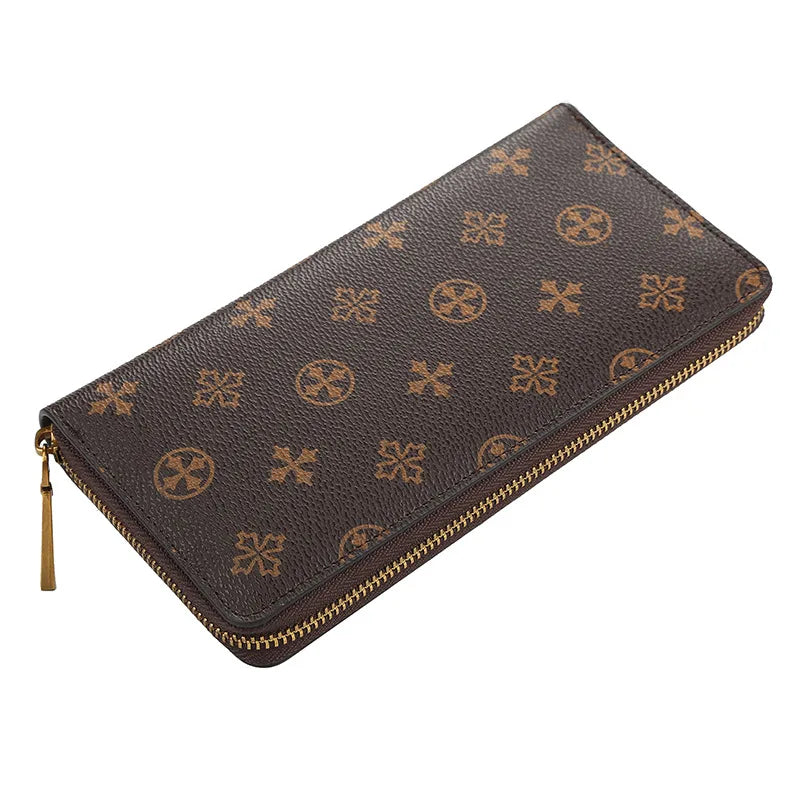 European and American Trend Printing Long Large-capacity Multifunctional Wallet Clutch Wholesale Bag