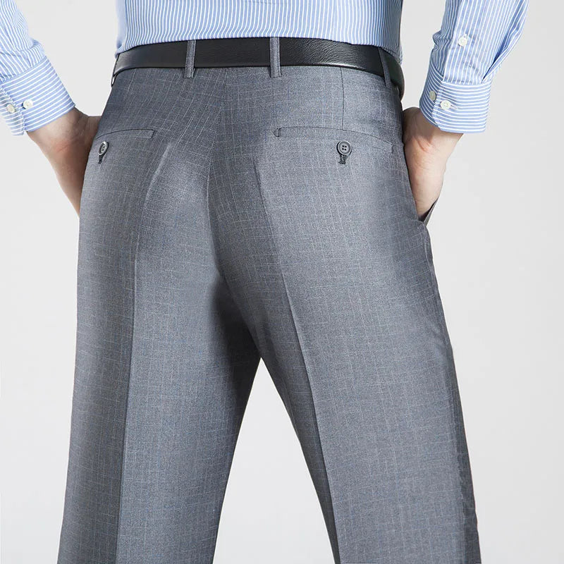 Summer Business Thin Suit Pants For Men 29-44 Spring Autumn Male Formal Stretch Solid Dress Office Trousers