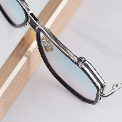 Luxury 0683 Alloy Sunglasses Men Brand Design Women Top Quality Hollow Top Quality Original Irregular Square Classical with Case