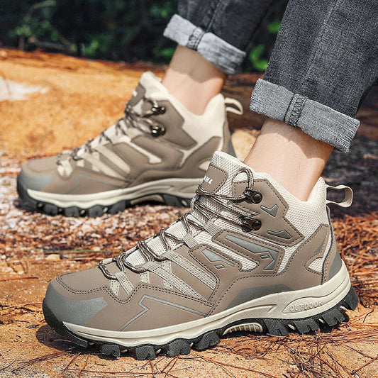 2025 New Hiking Shoes Unisex Outdoor Hiking Sports Shoes Camping Boots Ladies Waterproof Walking Shoes Non-slip Hiking Shoes